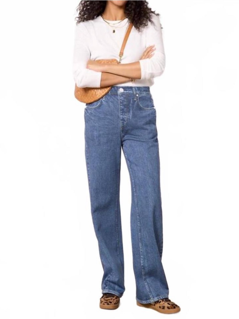 NWT RAG & BONE miramar fleece terry pull on wide leg jeans size XL